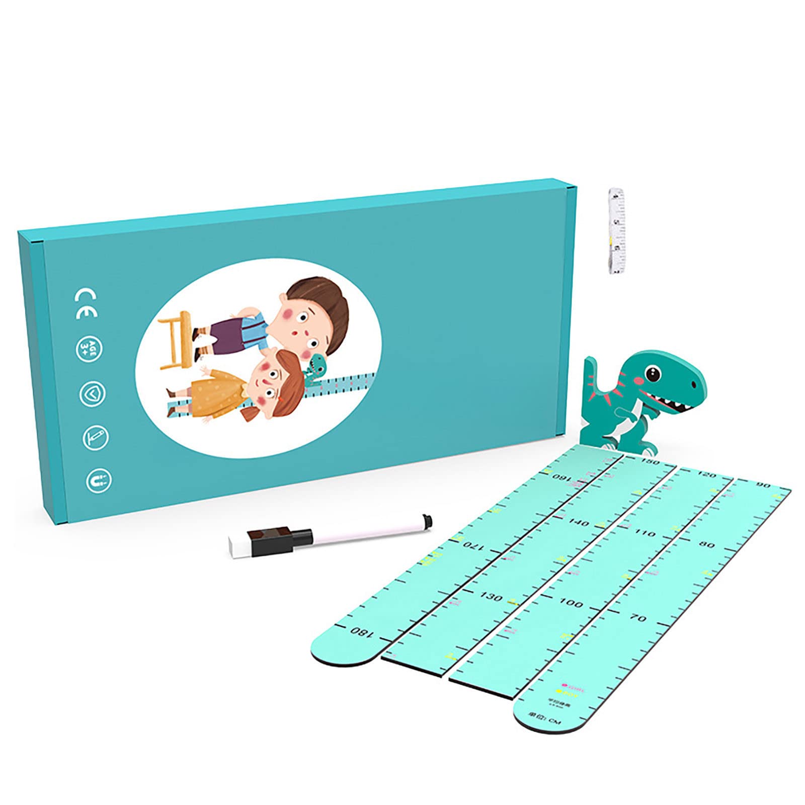 Thước đo nhãn dán chiều cao từ tính cho trẻ em Children's magnetic height sticker 60-180cm