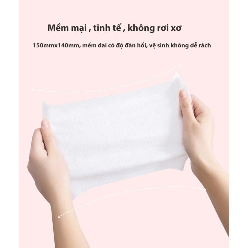 Khăn giấy ướt mini không mùi, nhiều hình dễ thương bỏ túi tiện lợi