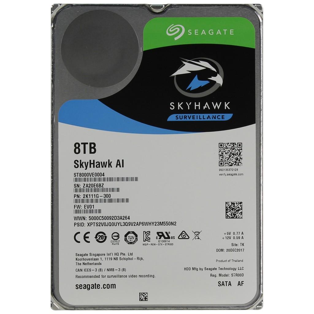 Ổ cứng Camera SEAGATE SkyHawk AI 8TB ST8000VE000