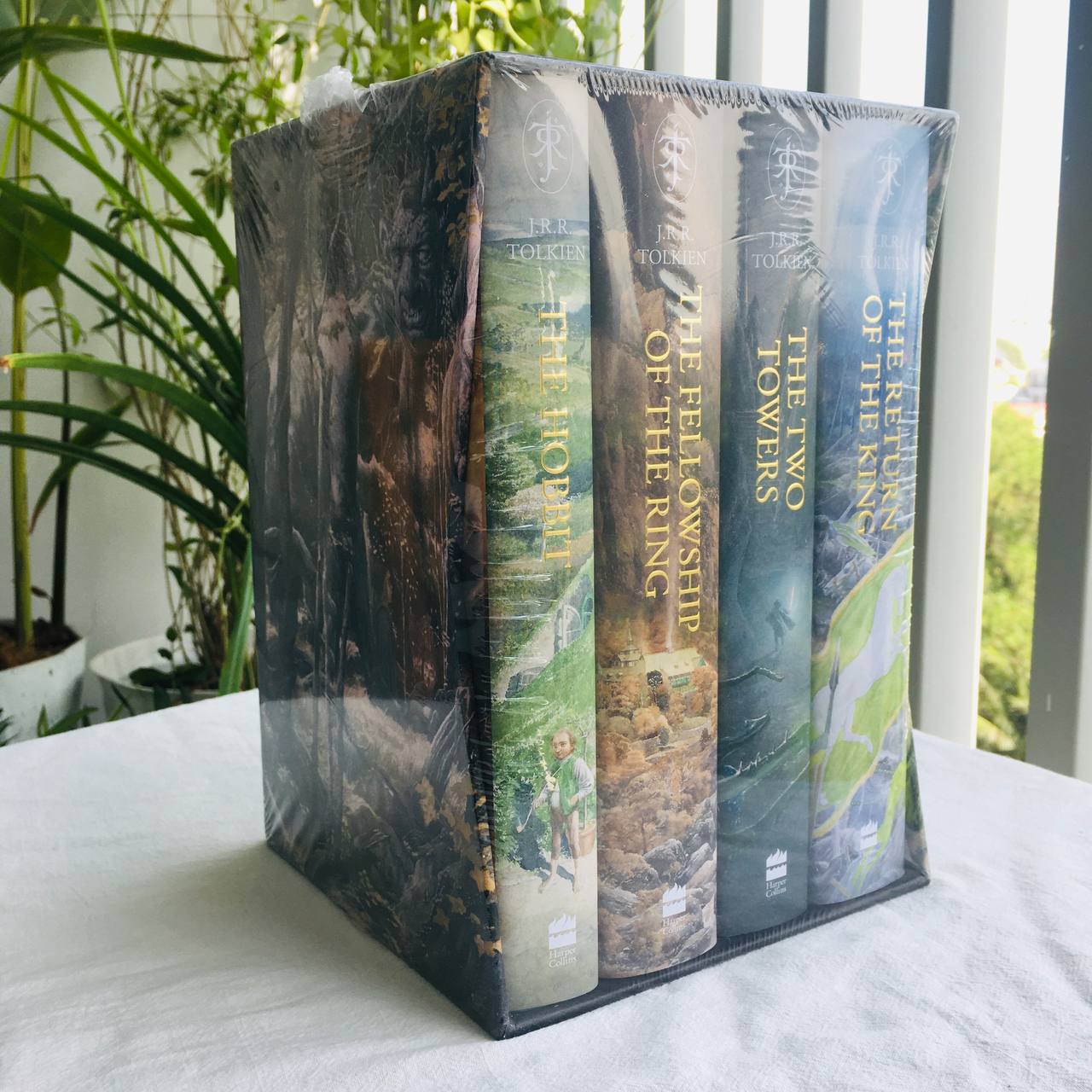 The Hobbit &amp; The Lord of the Rings Boxed Set Hardcover – Illustrated