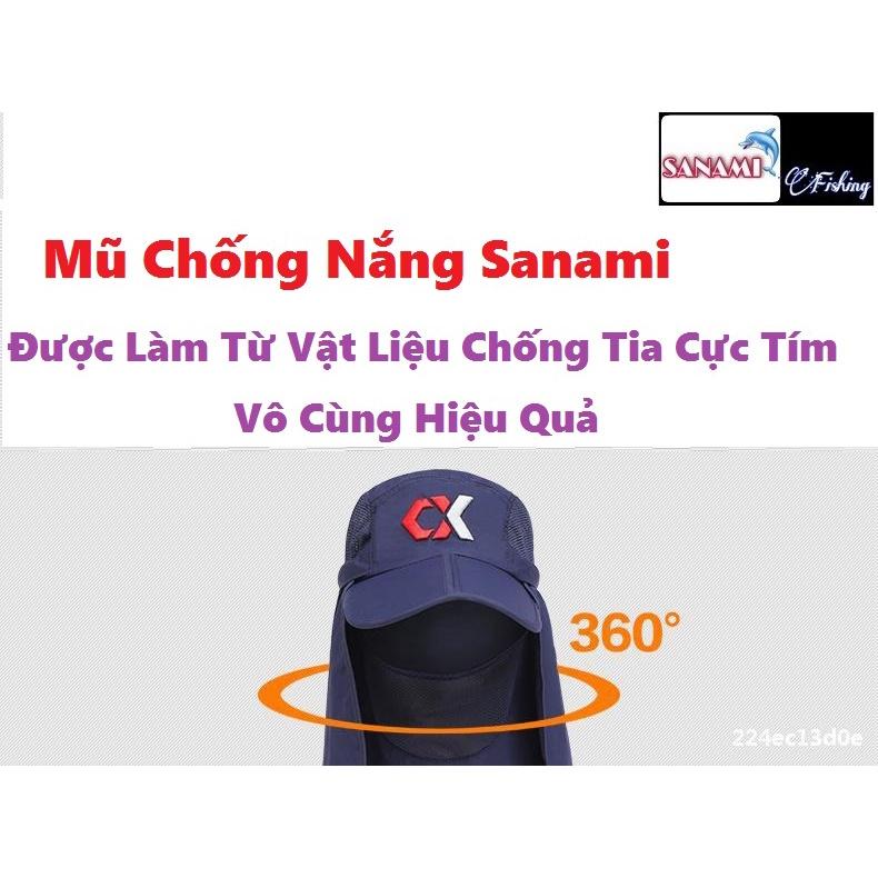 Nón Mũ Câu Cá Chống Nắng Chuyên Dụng Đi Phượt Và Câu Cá PK-39 Sanami Fishing Store