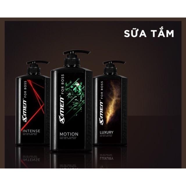 Sữa tắm nước hoa X-Men For Boss Intense - Mùi hương trầm đầy nội lực 650g