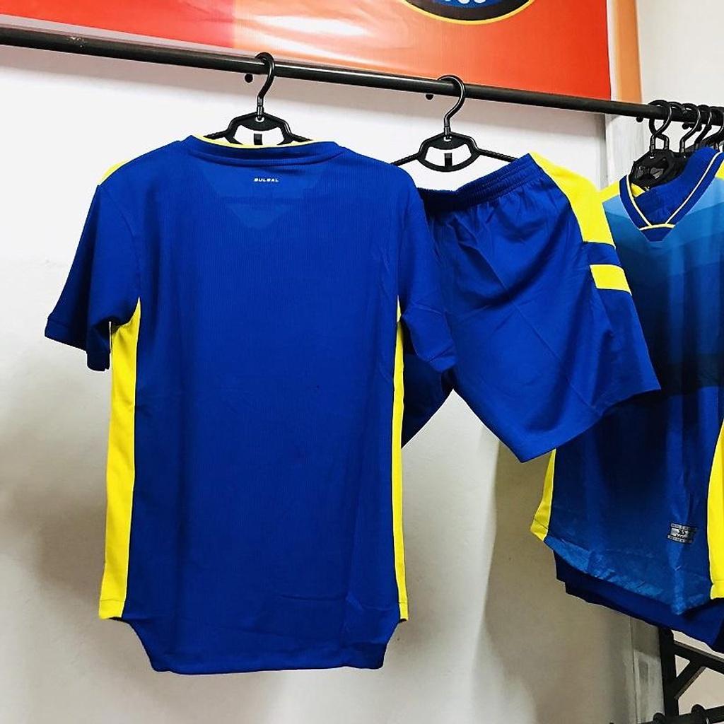 Mẫu quần áo thể thao đá bóng cao cấp buulbal City Xanh