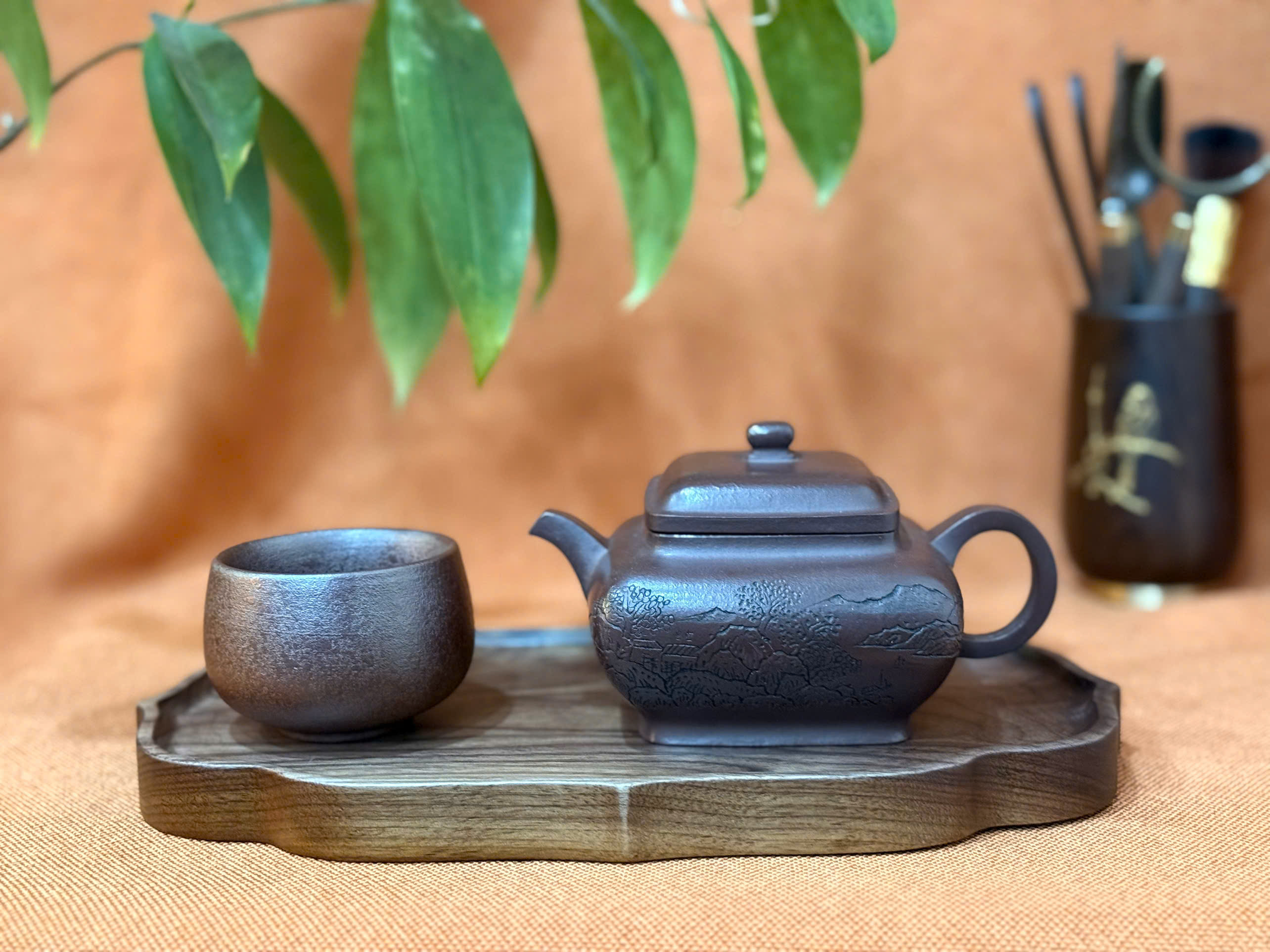 ẤM TRÀ TỨ PHƯƠNG - LÃO TỬ NÊ - NGHỆ NHÂN VƯƠNG TIỂU PHONG - ẤM TRÀ ĐẸP