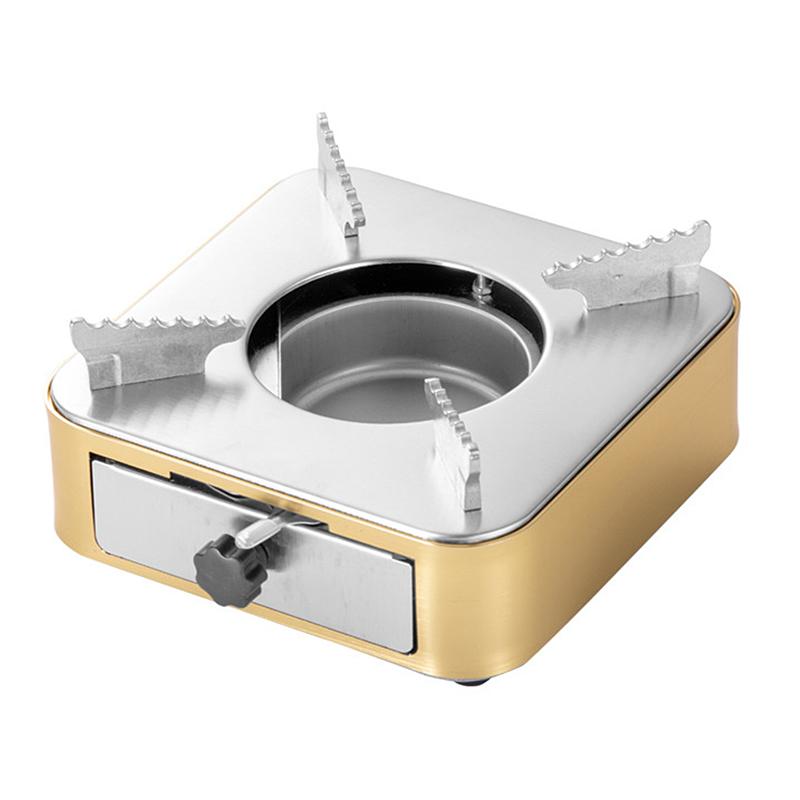 Alcohol Stove Spirit Burner with Push-pull Drawer for Outdoor BBQ Backpacking Camping Hiking