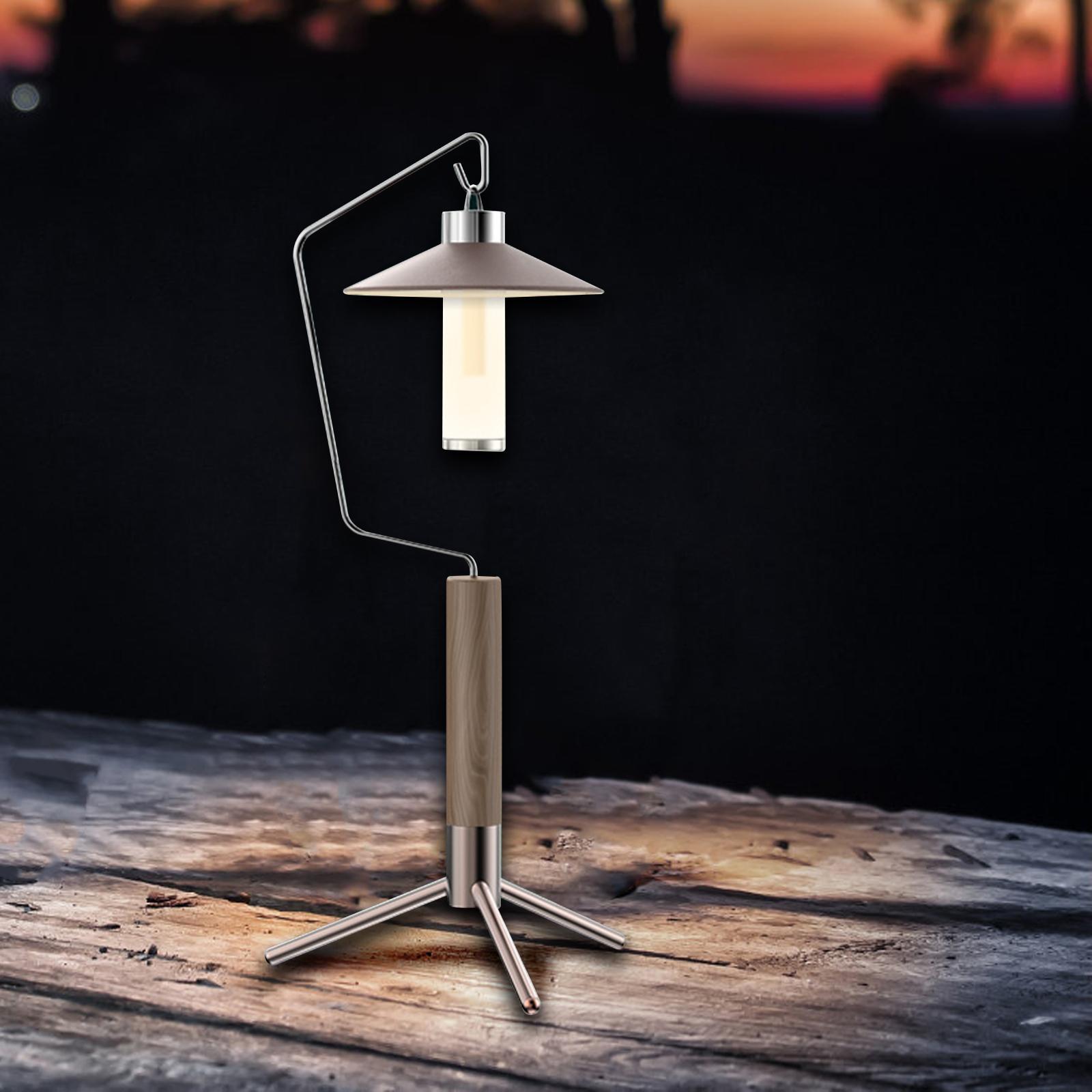 Lantern Stand Desktop Foldable Backpacking BBQ Outdoor Camping Lamp Pole
