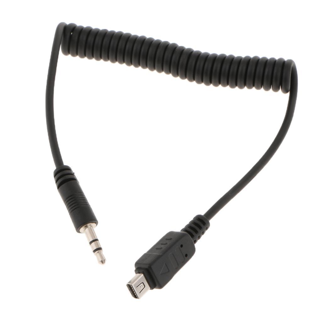 Shutter Release Cable Cord Timer Wire for E-M5 Mark II 3.5mm