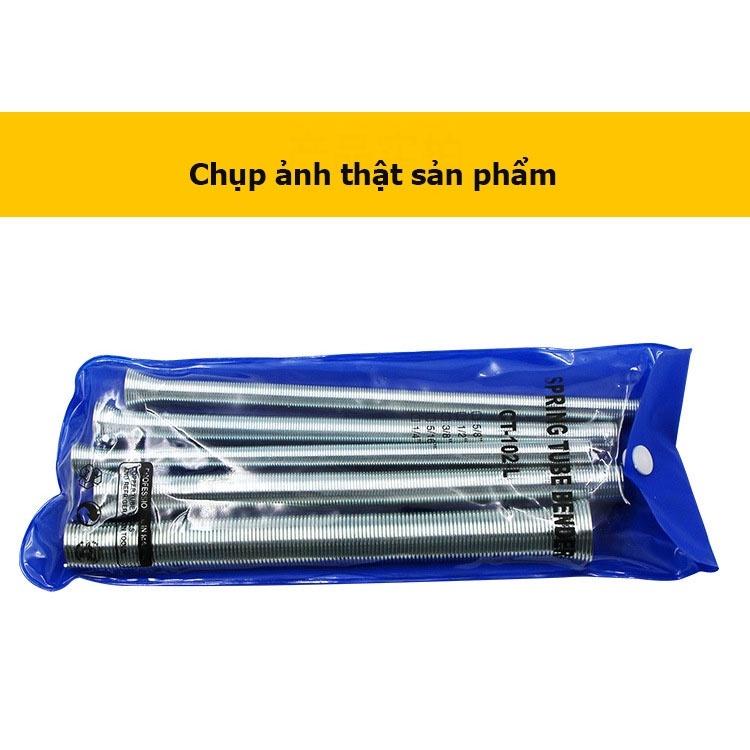 Combo bộ 5 lò xo uốn ống đồng điều hòa đường kính ống 6, 8, 10, 12, 16 mm.