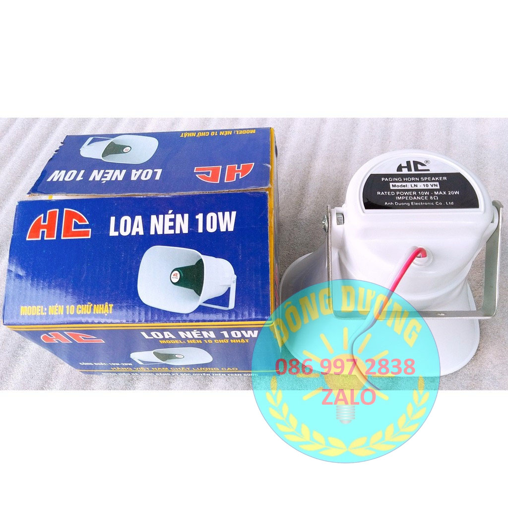 LOA NÉN 10W MÀU ĐỎ VÀ TRẮNG - LOA PHÓNG THANH 10W