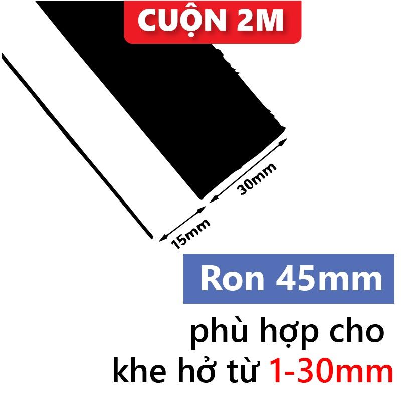 Nẹp chặn khe hở cửa size 25 35 45mm - Ron cao su chắn khe hở chống côn trùng giữ nhiệt máy lạnh R234