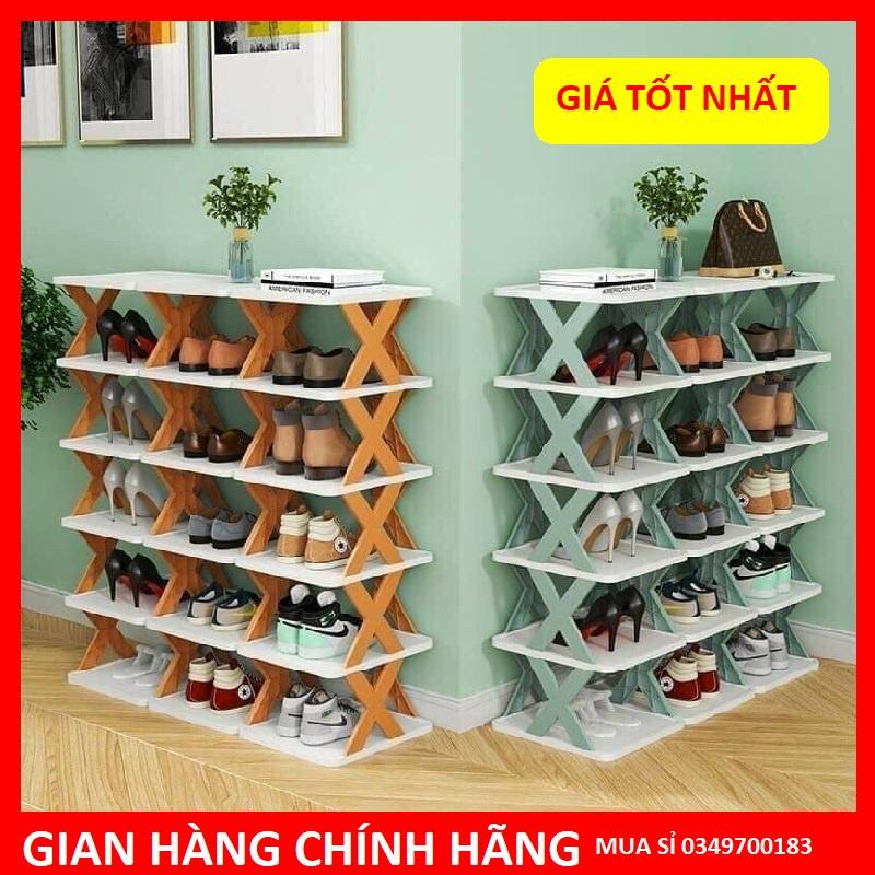 {LOẠI 1KỆ ĐỂ giày chữ X MẪU MỚI-CAO CẤP 5 TẦNG