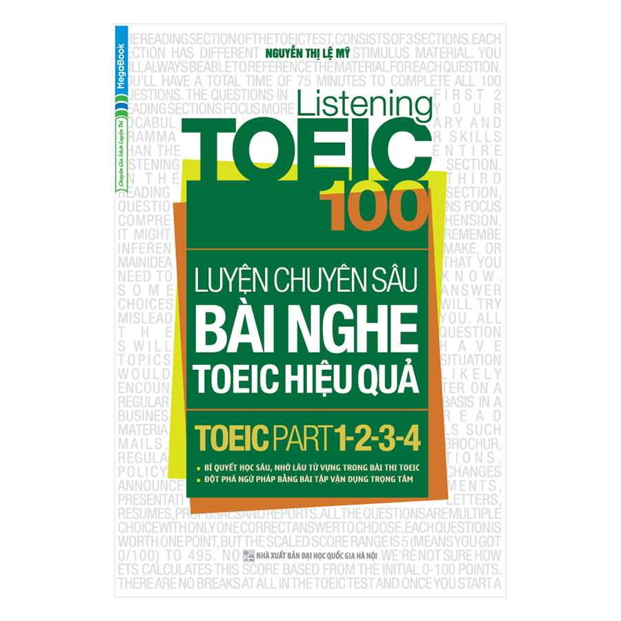 Listening Toeic 100 - Luyện Chuyên Sâu Bài Nghe Toeic Hiệu Quả (Toeic Part 1-2-3-4)