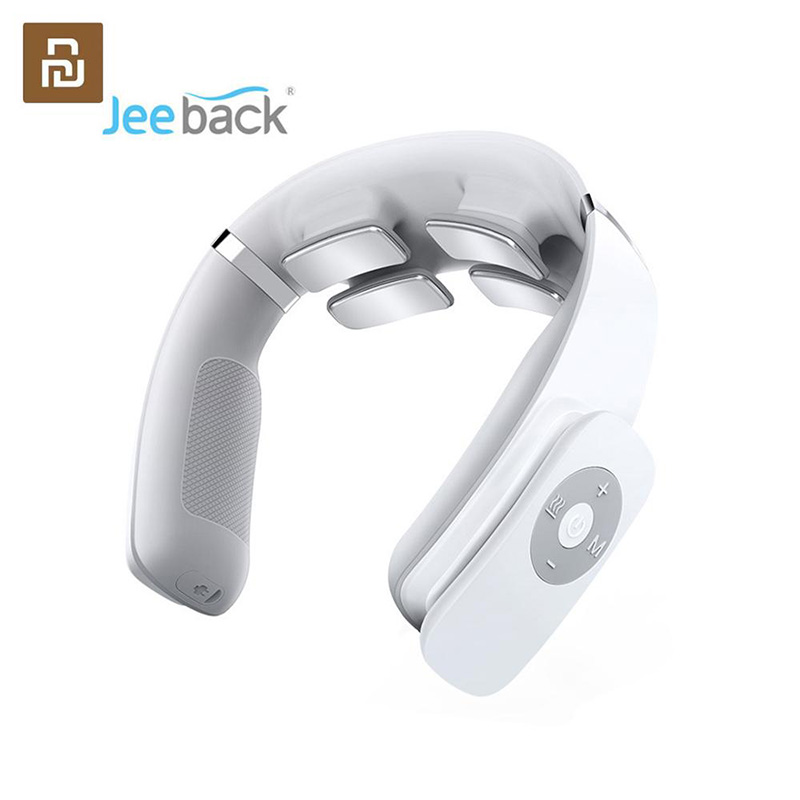 Xiaomi Youpin Jeeback G3 Máy mát xa cổ không dây bằng điện TENS Xung giảm đau cổ 4 đầu Máy rung làm nóng Dụng cụ mát xa cổ tử cung