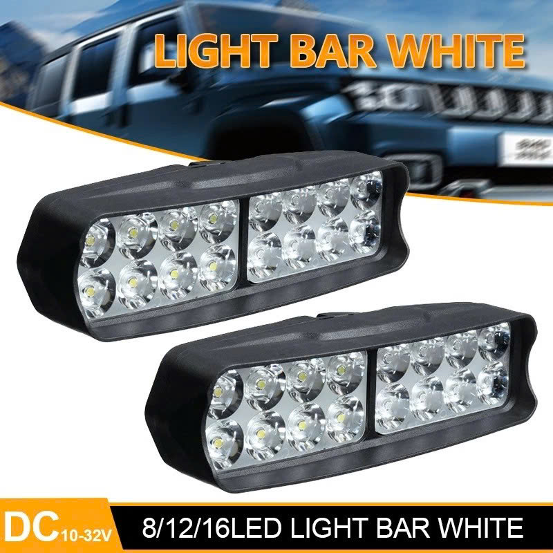 Đèn Trợ Sáng Xe Máy Ô Tô 16 TIM LED – Siêu Sáng, Loại Tốt, Lắp Được Mọi Dòng Xe