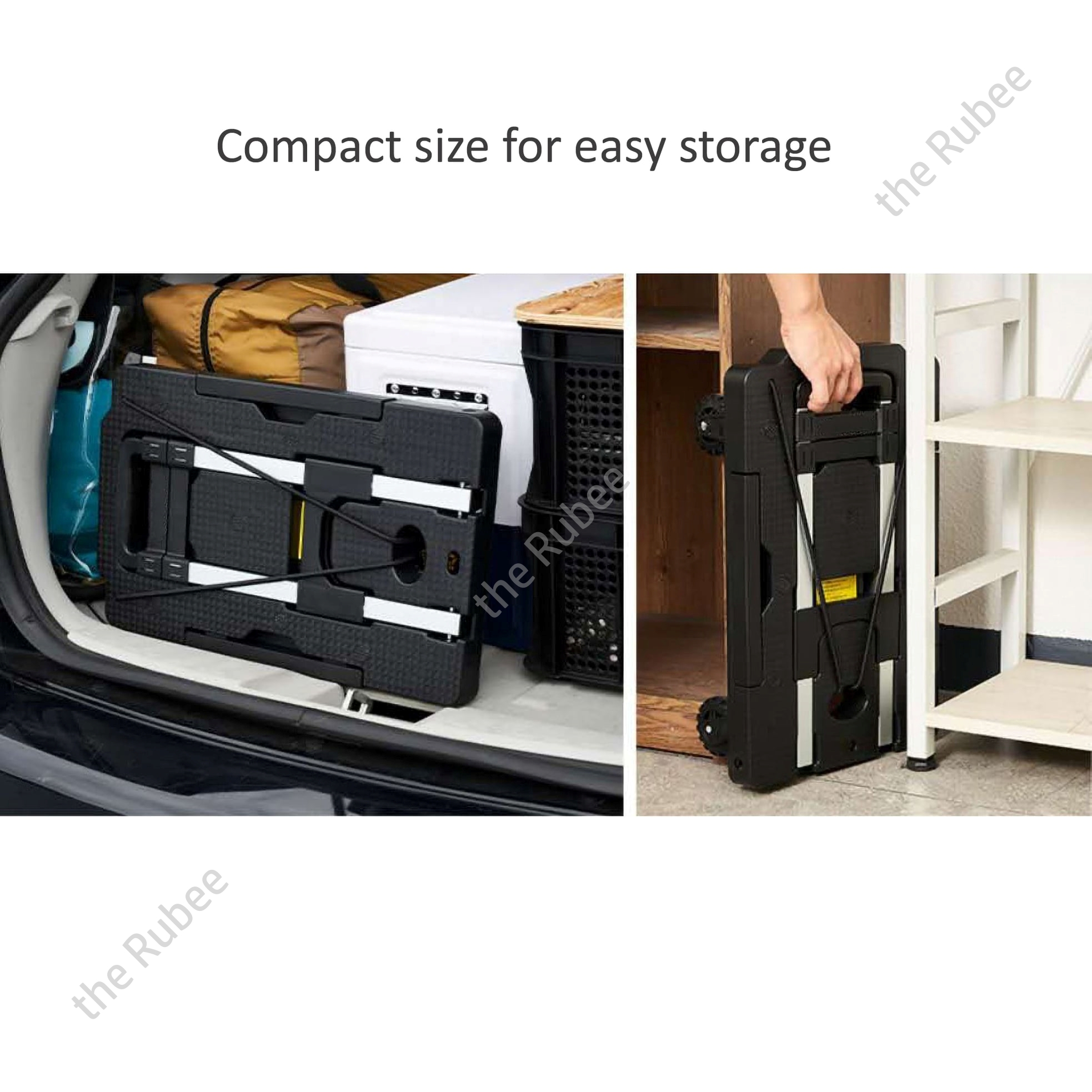 Xe đẩy hàng gấp gọn - Tải trọng 125kg - Trusted by the Rubee