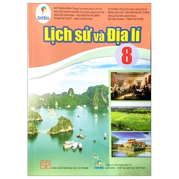 Sách giáo khoa Lịch Sử và Địa Lí 8- Cánh Diều (Kèm Nilon bọc Sách)