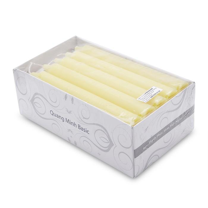 Hộp 15 cây nến thơm thẳng Quang Minh Candle FTRAMART NQM0017 cao 15cm