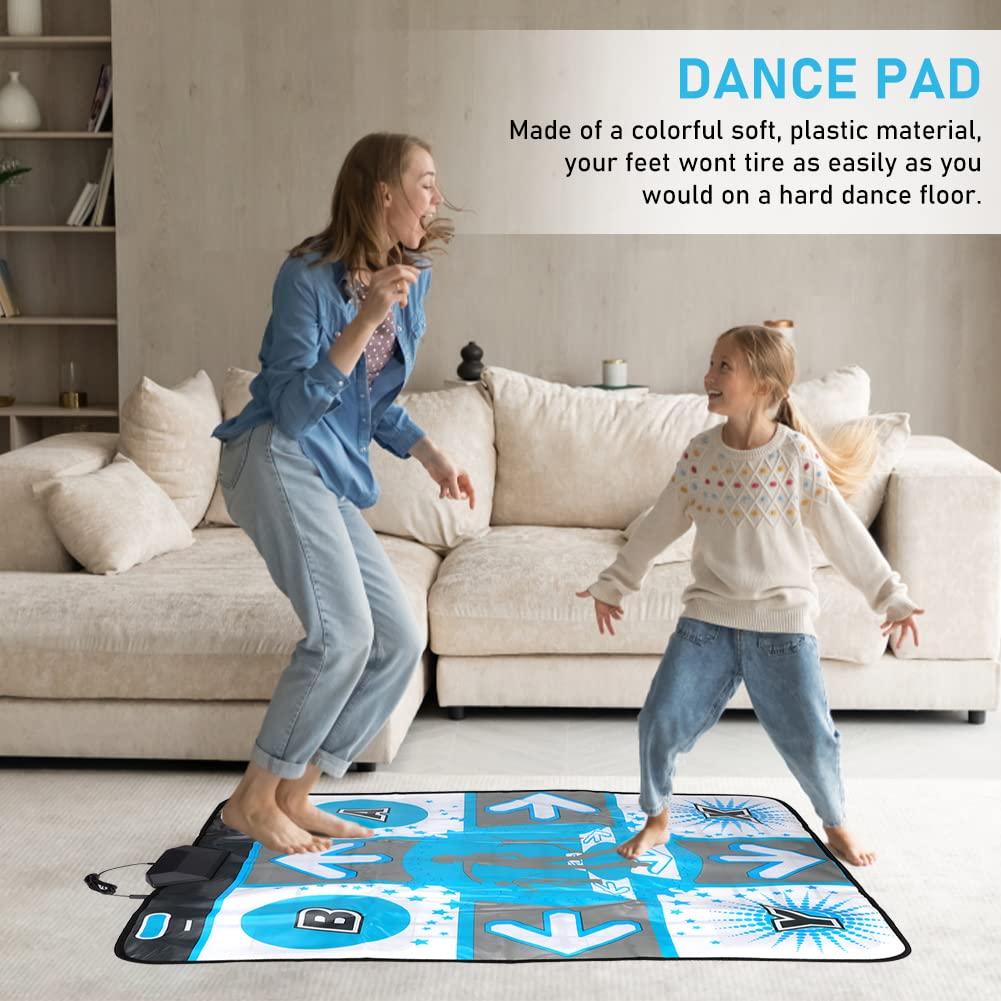 Dance Pad cho Wii, trò chơi khiêu vũ cuộc cách mạng Tapis, chống trượt chân nhảy múa cho Wii