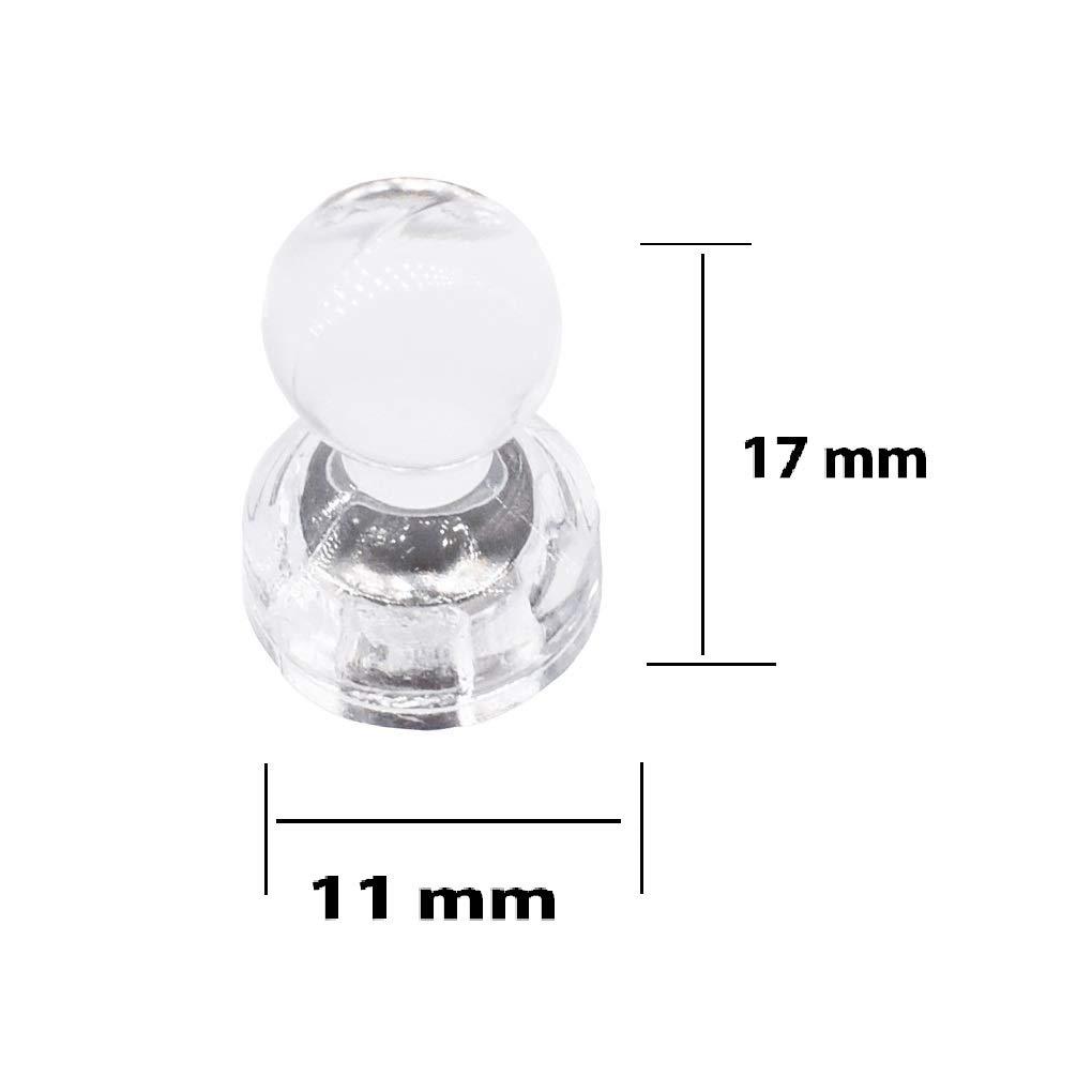 Đẩy nam châm, gói 28 giường từ tính mạnh mẽ, nam châm hoàn hảo cho bảng trắng, tủ lạnh, bản đồ và lịch.