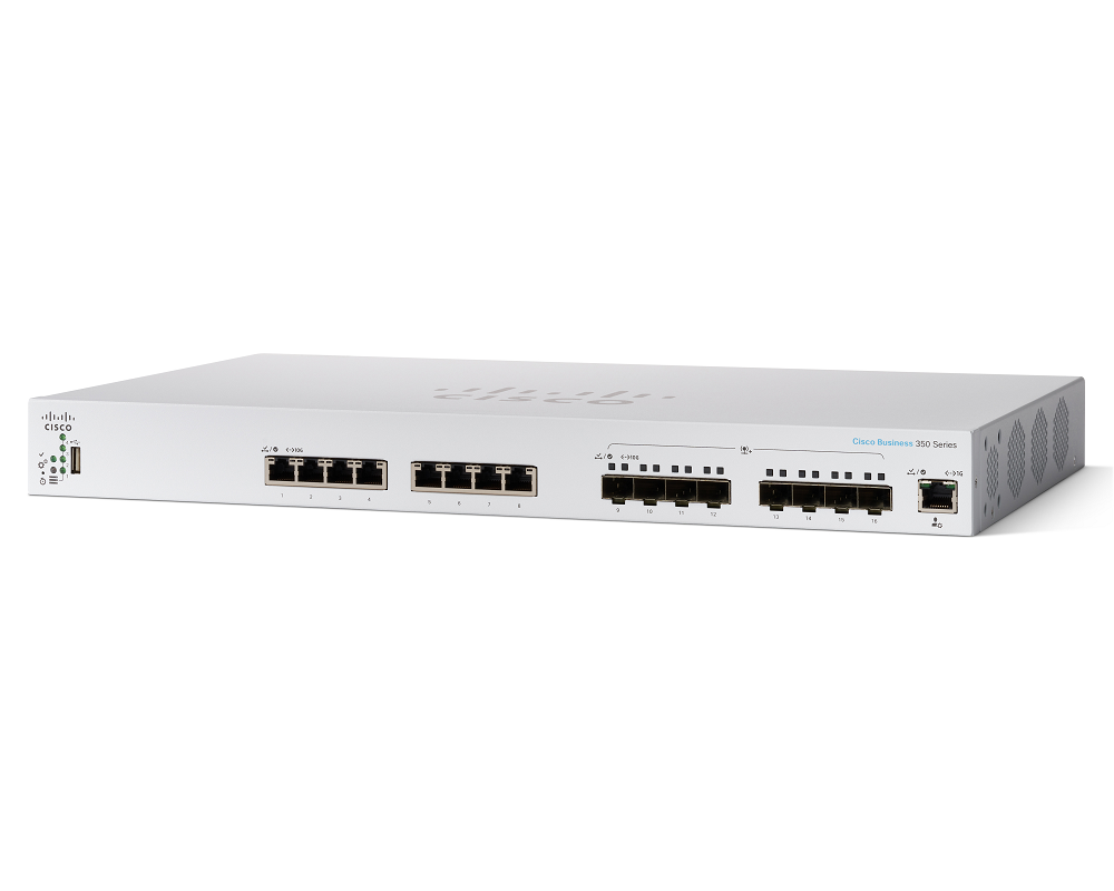 Thiết bị chia mạng Cisco CBS250-16P-2G-EU 16 10/100/1000 PoE+ ports with 120W power budget+2 Gigabit SFP-Hàng nhập khẩu