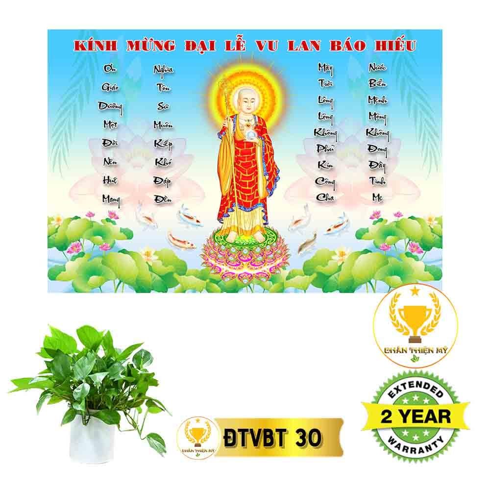 Tranh Địa Tạng Vương có khung_ĐTVK7