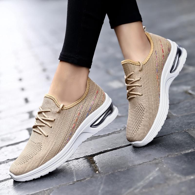 Giày Sneaker Chạy Bộ Nữ Đế Mềm
