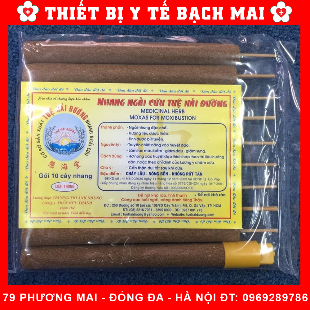 Nhang Ngải Cứu Tuệ Hải Đường - Điếu Ngải Cứu Hỗ Trợ Đau Nhức