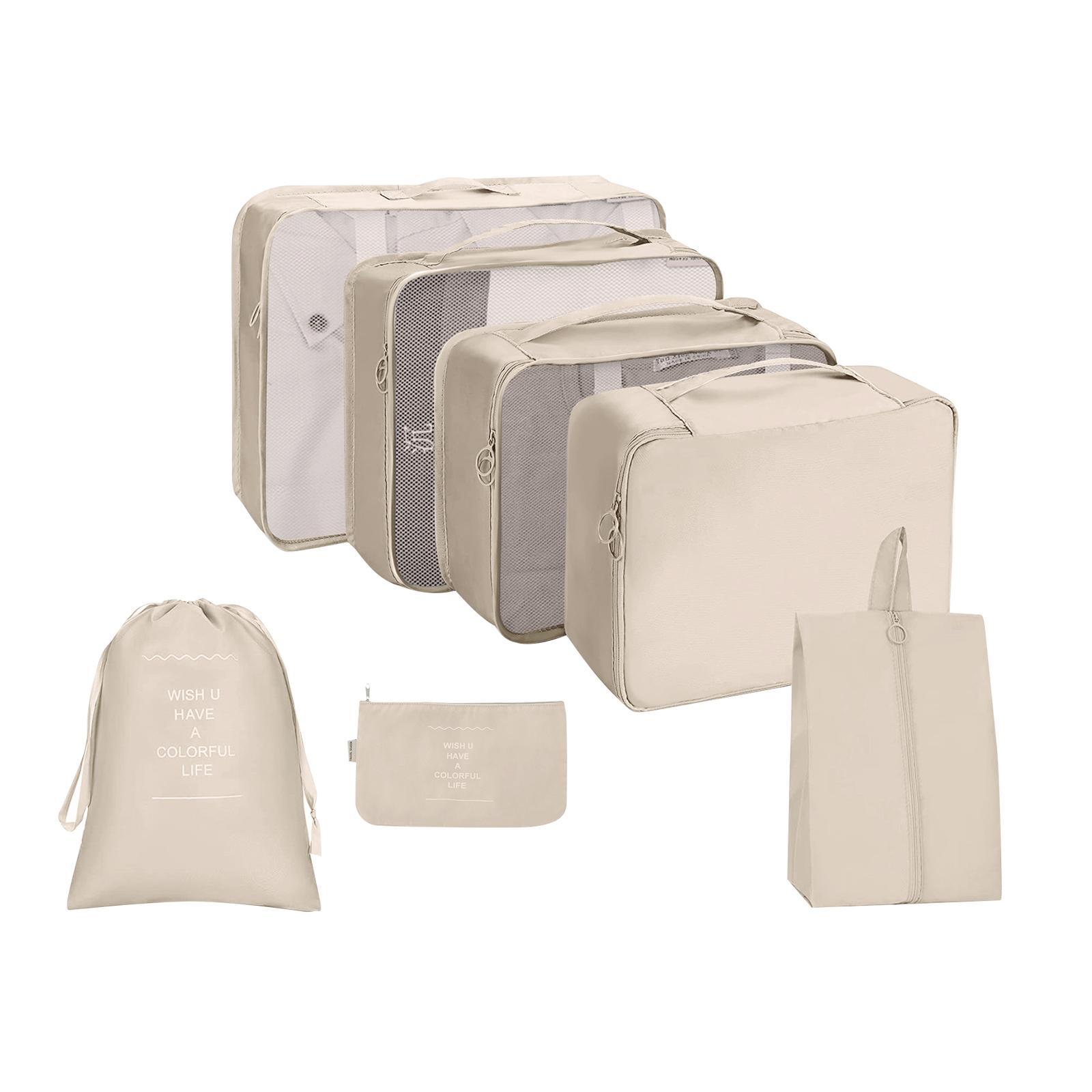 7x Waterproof Nylon Travel Organizer Bags Clothes Storage Bags Lightweight