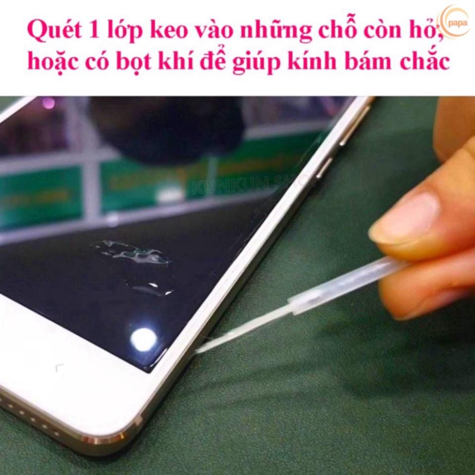 Keo dán chống hở mép kính cường lực