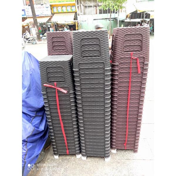 Ghế lùn đan mây cao cấp