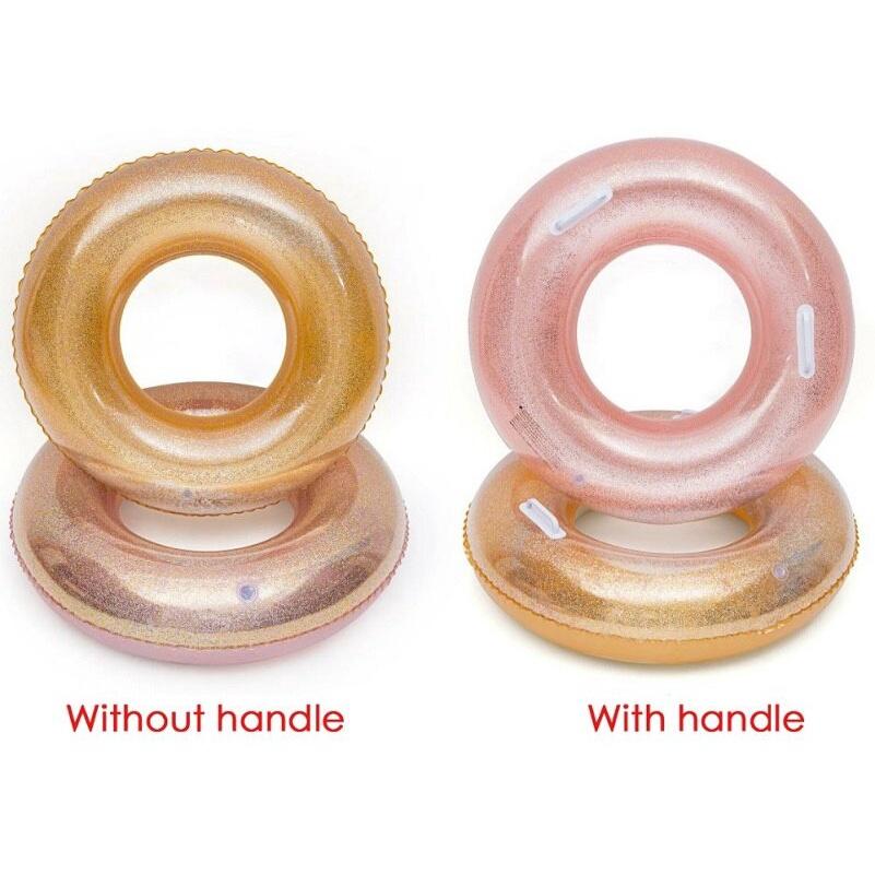 Lấp lánh bơm hơi Vòng bơi nối tiếp cho trẻ em người lớn Đồ chơi bể bơi phao cho bé Bữa tiệc mùa hè Bể bơi vòng tròn Đồ chơi nước