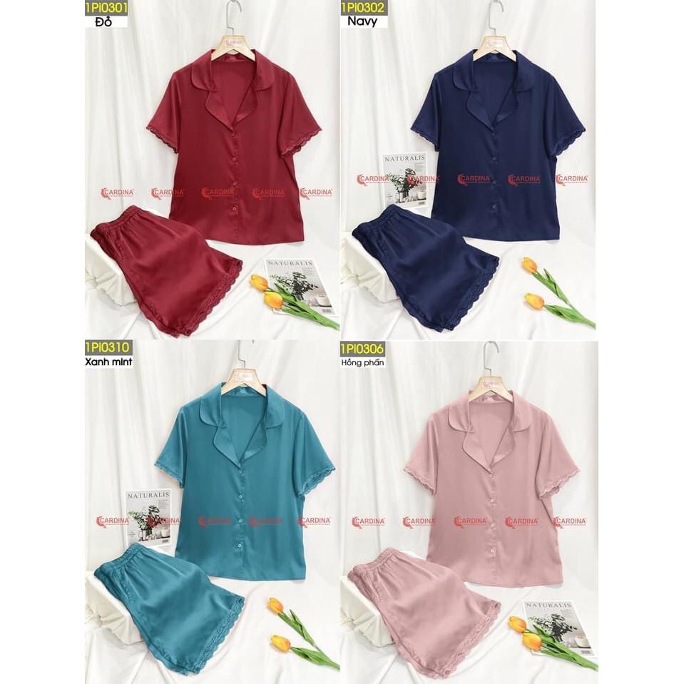 Đồ Bộ Pijama Nữ Viền Ren Chất Lụa Satin Nhật Cao Cấp Siêu Quyến Rũ