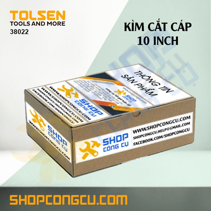 Kìm cắt cáp 10 inch Tolsen 38022