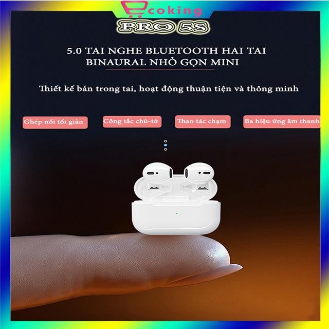 tai nghe nhét tai APRO5S ECOKING{MUA 1 TẶNG 1 QUÀ}kết nối bluetooth 5.0 có micro trò chuyện điều khiển vân tay xuyên âm