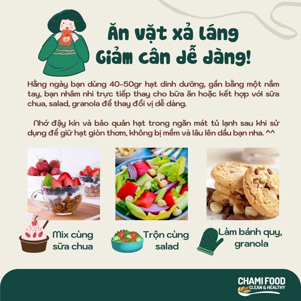 Hạt dinh dưỡng Mix Chami Food 5 Loại Siêu Hạt 500G Loại 1 Granola Ăn Kiêng Ngũ Cốc Giảm Cân Tốt Cho Eat Clean