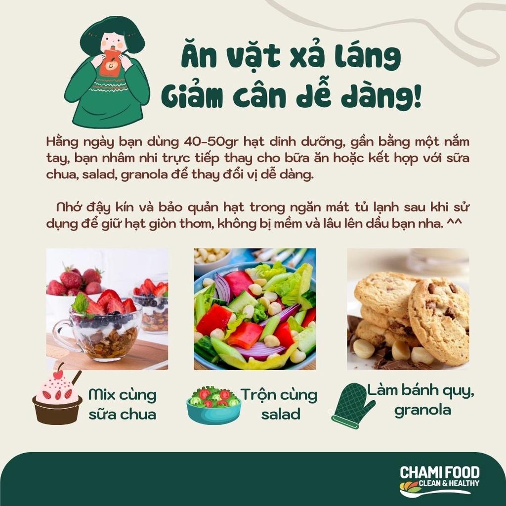 Hạt dinh dưỡng Mix Chami Food 5 Loại Siêu Hạt 500G (còn vỏ) Loại 1 Granola Ăn Kiêng Ngũ Cốc Giảm Cân Tốt Cho Eat Clean