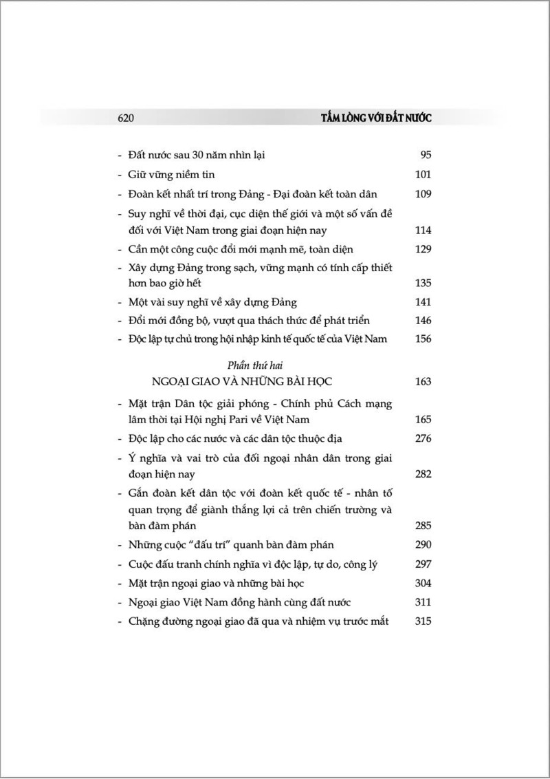 Tấm lòng với đất nước (Xuất bản lần thứ hai)