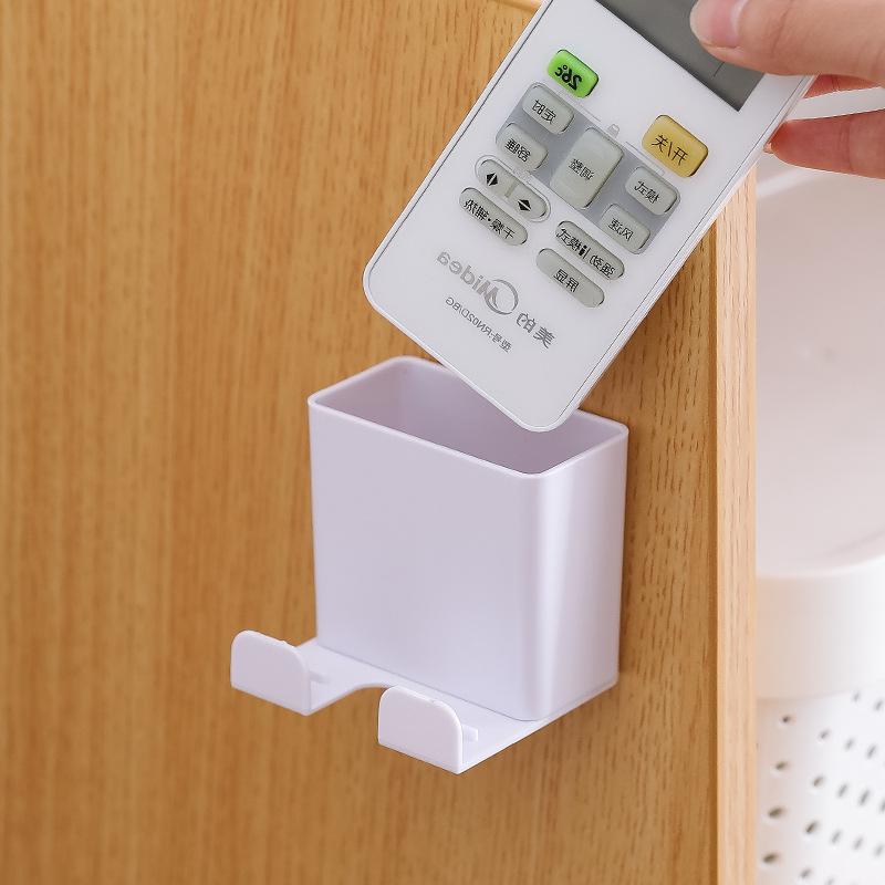 Combo 2 Kệ Để Remote, Sạc Điện Thoại Dán Tường Không Cần Khoan Tiện Lợi - Màu Ngẫu nhiên