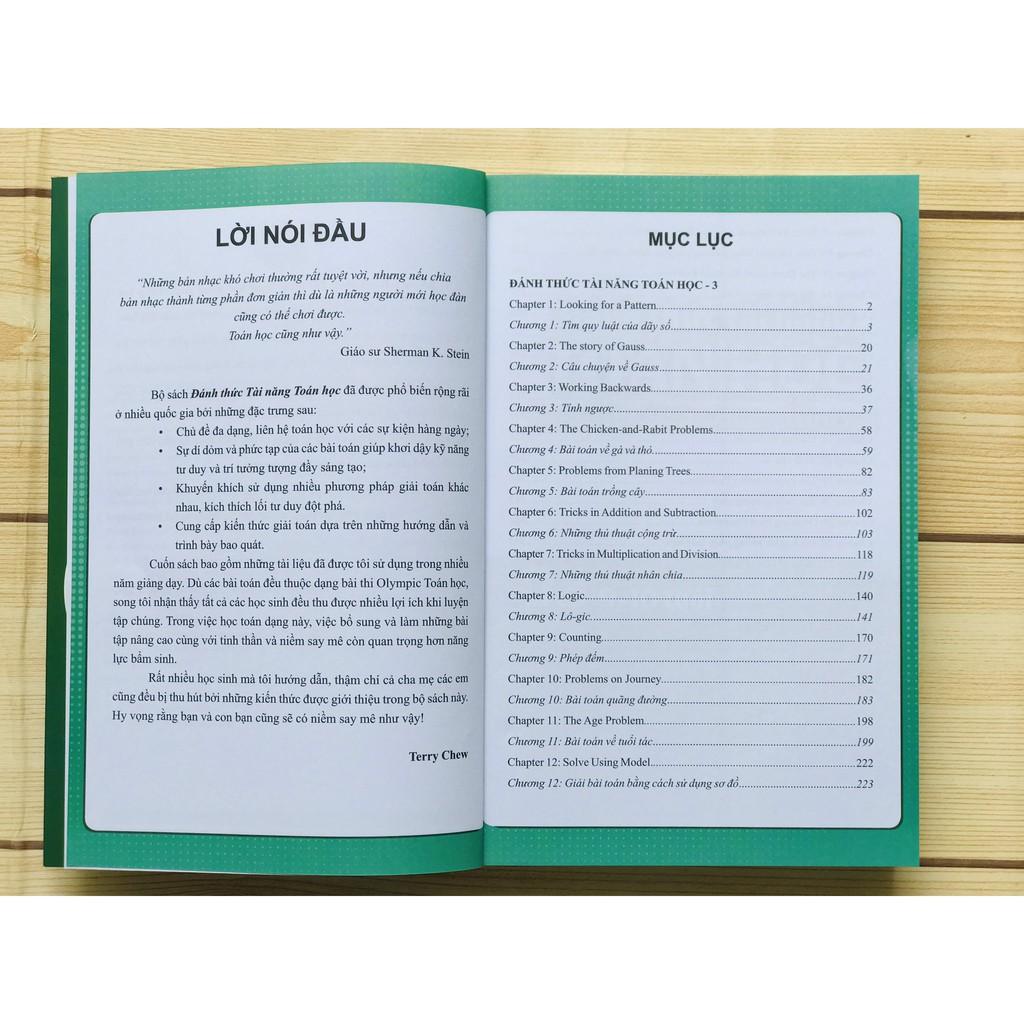 Sách Đánh thức tài năng toán học 3, Toán lớp 3, lớp 4 ( 9 - 10 tuổi )