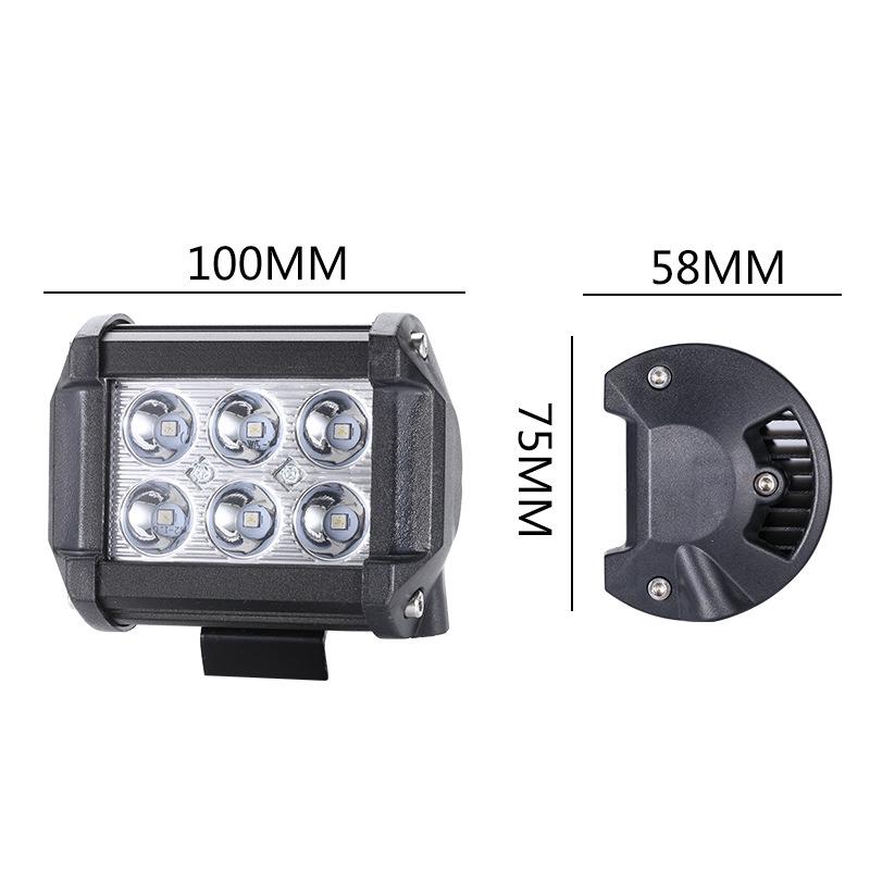 Đèn Led 18w 6000k Ánh Sáng Trắng Cho Xe Ô Tô
