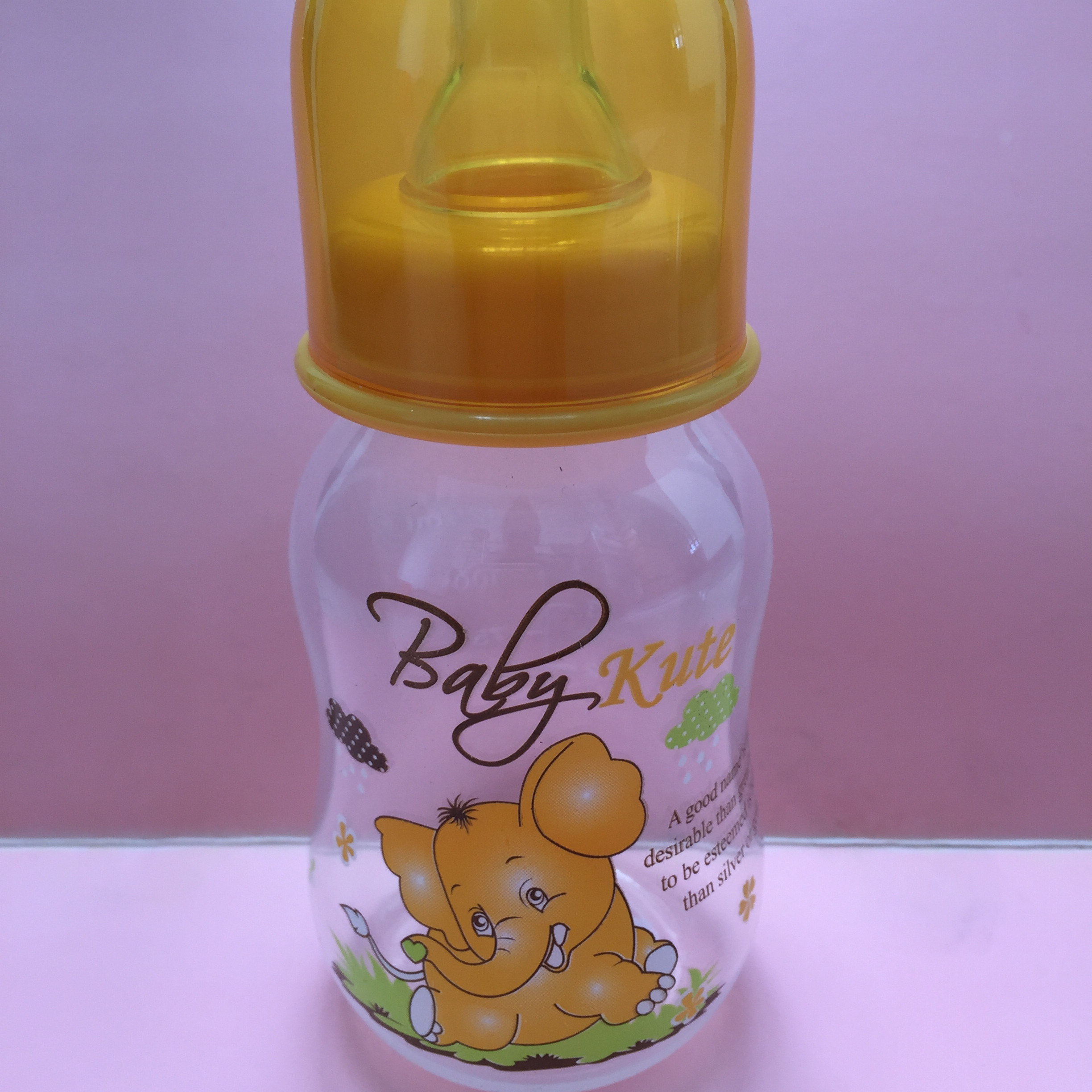 Bình sữa cho bé Baby Kute 125ML dạng eo nhập khẩu từ Thái Lan