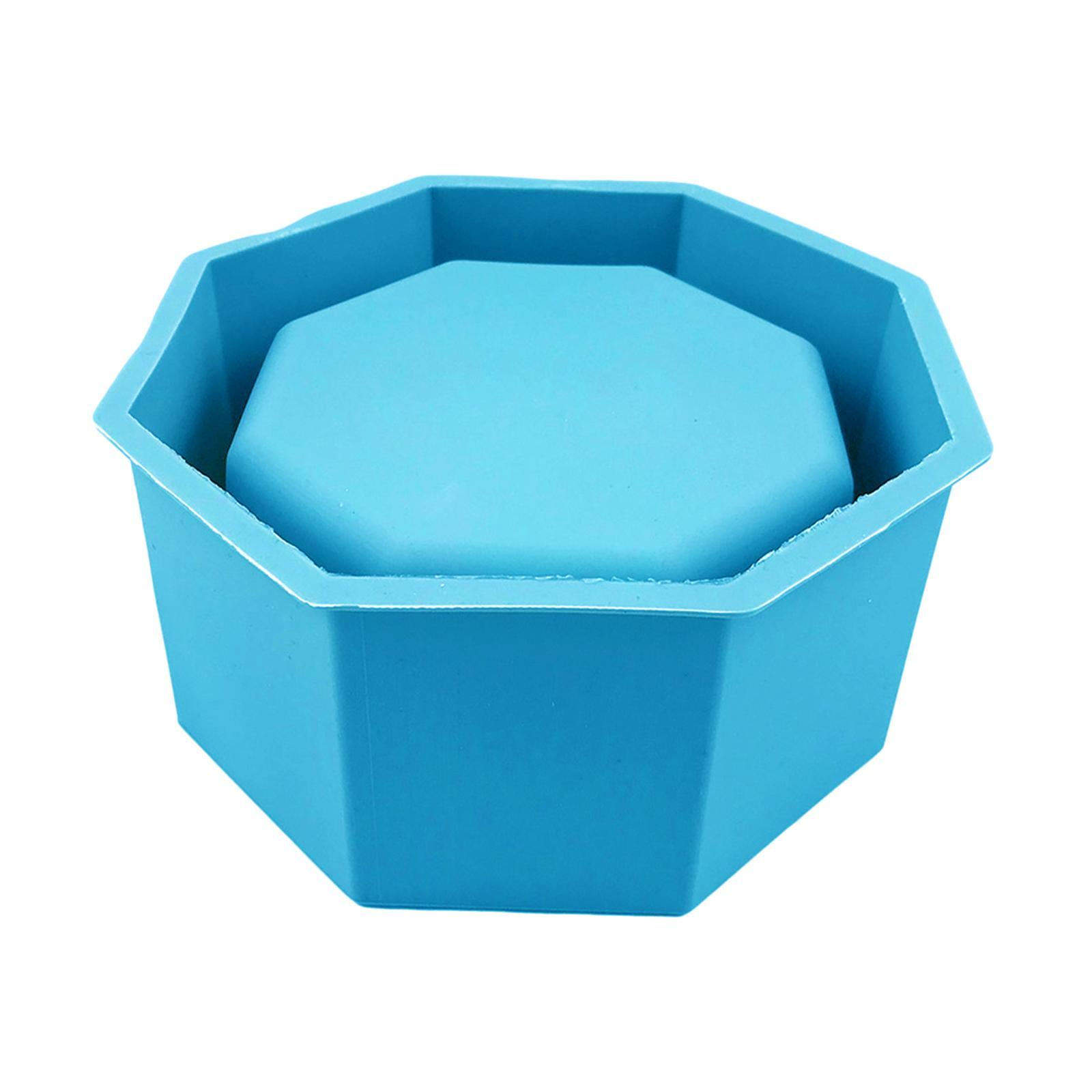 Round Concrete Flower Pot Silicone Mold Succulent Planter Mold Homemade Succulent Plant Pot Moulds for Flowers