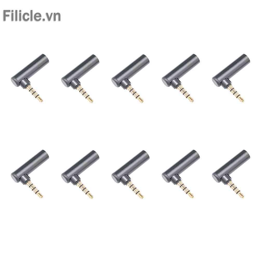 Bộ KếT NốI Âm Thanh 90 Độ 3.5mm ĐầU CắM Sang Lỗ CắM