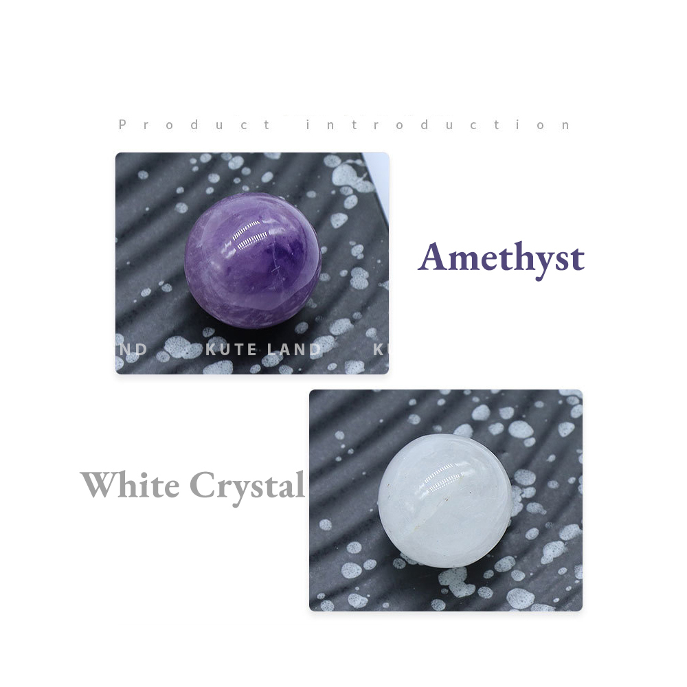 Hộp Combo 7 Viên Đá Tròn Phong Thủy 2 Cm Chakra Và Chakela