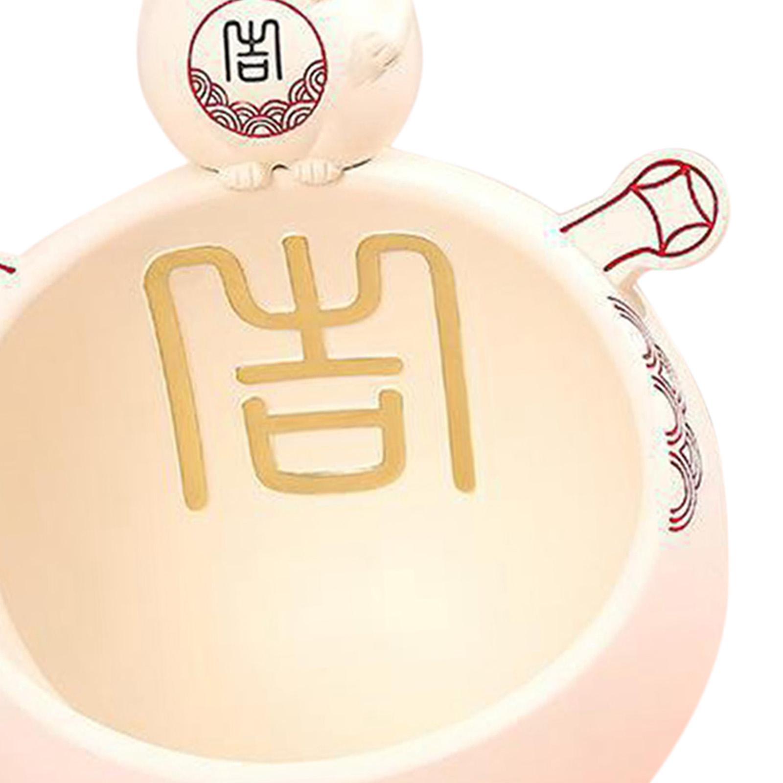 Hộp đựng đồ Trang Trí Hình Mèo May Mắn Bằng Nhựa