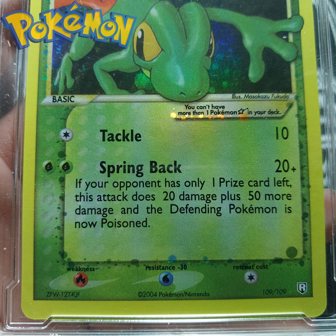 Bài Pokemon năm 2004 Treecko 109 109 Kỳ nhong 1459 d7 1 40