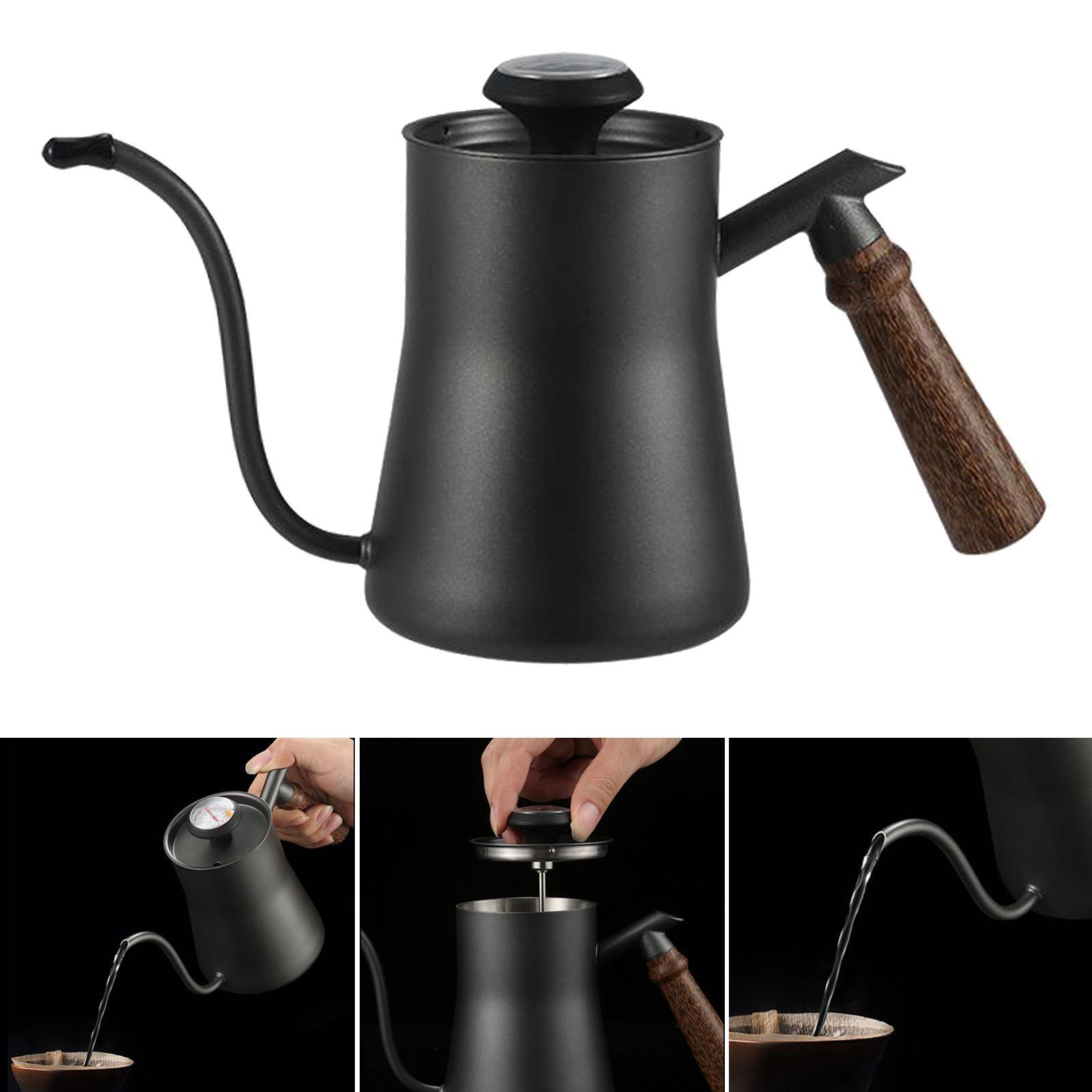 304 Stainless Steel Tea Pot Coffee Drip Kettle for Home  Gift