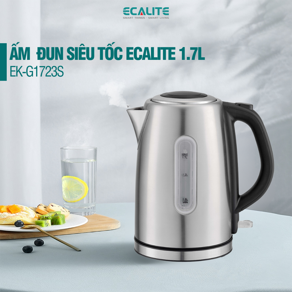 Bình Đun Siêu Tốc Ecalite EK-G1723 - Hàng Chính Hãng