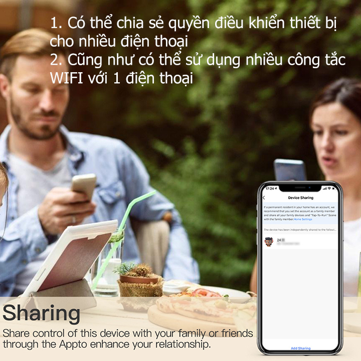 Công tắc thông minh wifi PHIÊN BẢN TIẾNG VIỆT SmartLife Tuya 16A điều khiển từ xa