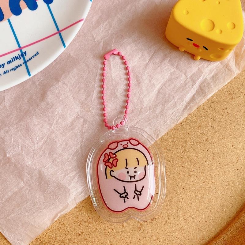 Móc khoá phao hoạt hình cô gái ulzzang dễ thương